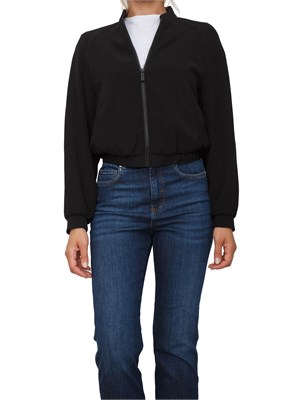 Giubbino bomber Armani Exchange in tessuto leggero nero in DONNA