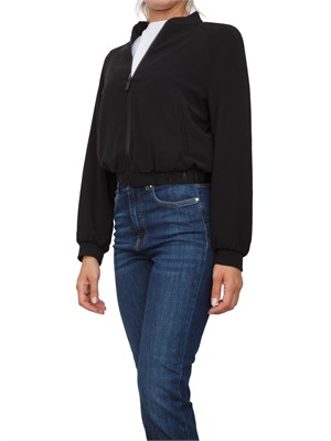 Giubbino bomber Armani Exchange in tessuto leggero nero in DONNA