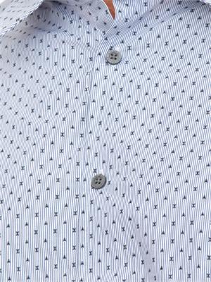 Camicia azzurro Armani Exchange regular fit in UOMO