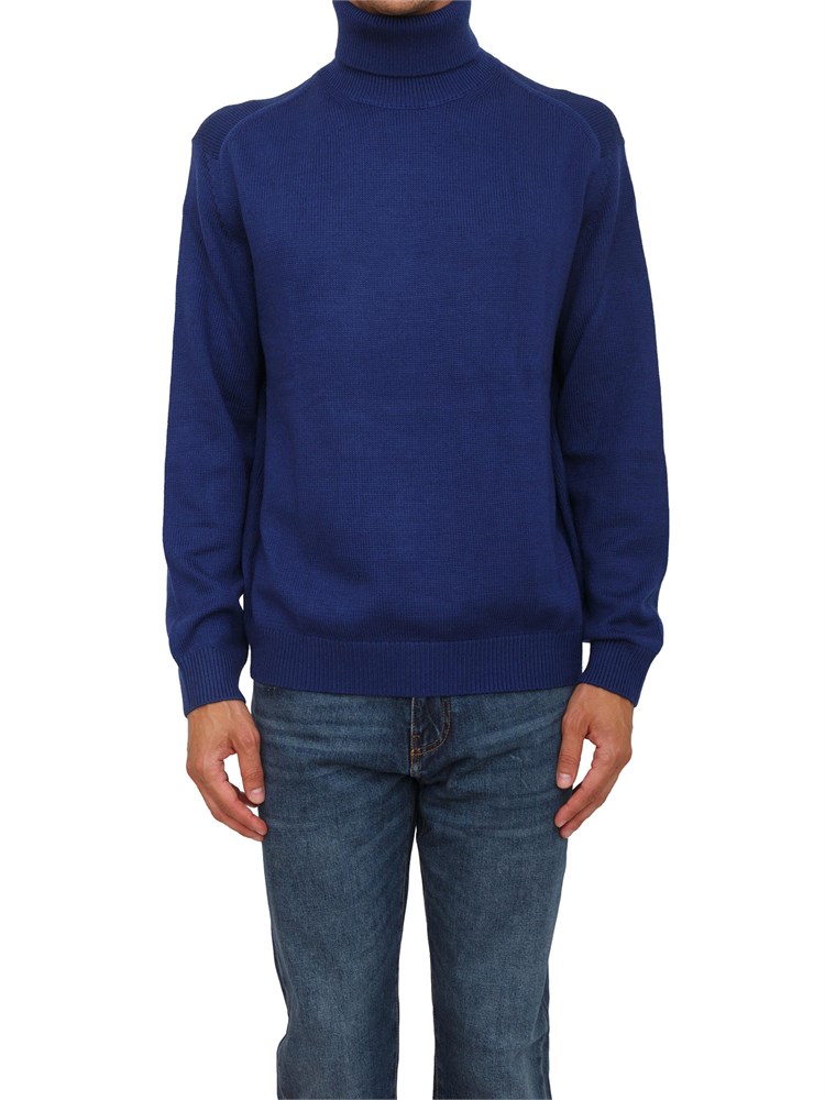 Dolcevita blu Armani Exchange in misto lana