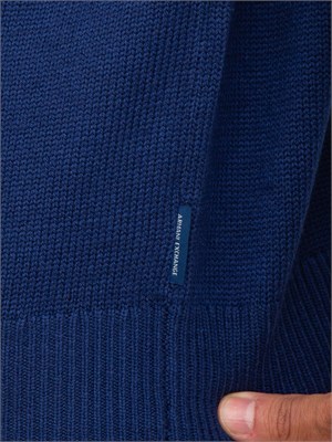 Dolcevita blu Armani Exchange in misto lana in UOMO