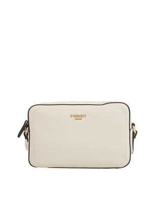 TWIN-SET Borsa a tracolla Twinset in ecopelle beige in DONNA