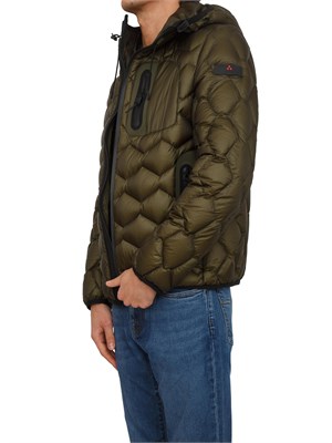 Piumino WeiWei KJ BMAT Peuterey uomo in piuma d'oca e nylon verde in UOMO