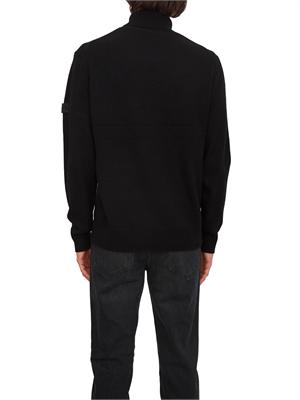 Maglia a collo alto Peline 02 Peuterey uomo in misto lana yak nero in UOMO