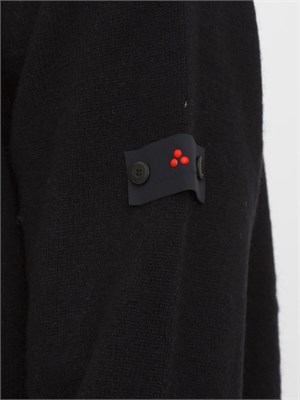 Maglia a collo alto Peline 02 Peuterey uomo in misto lana yak nero in UOMO