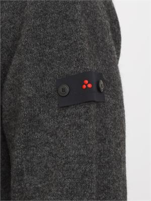 Maglia a collo alto Peline 02 Peuterey uomo in misto lana yak grigio in UOMO