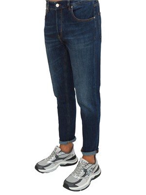 Jeans Relax PT Torino uomo in denim loose fit tapered in UOMO