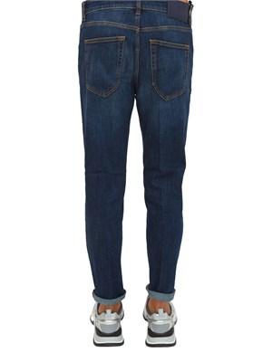 Jeans Relax PT Torino uomo in denim loose fit tapered in UOMO