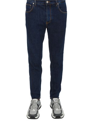 Jeans Relax PT Torino uomo in denim loose fit tapered in UOMO