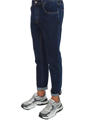Jeans Relax PT Torino uomo in denim loose fit tapered in UOMO