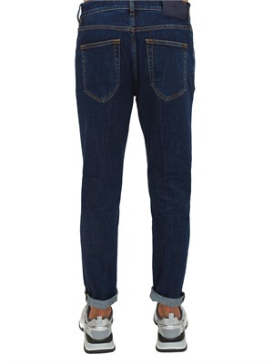 Jeans Relax PT Torino uomo in denim loose fit tapered in UOMO