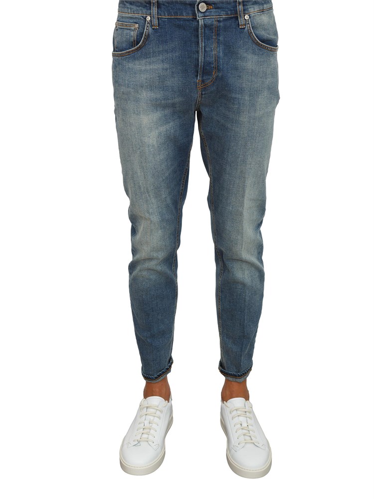 Jeans Reggae PT Torino uomo in blu denim stretch fit tapered