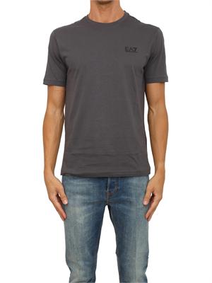 EA7 EMPORIO ARMANI T-shirt  grigio EA7 Core Identity in cotone Pima in UOMO