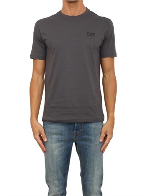 EA7 EMPORIO ARMANI T-shirt  grigio EA7 Core Identity in cotone Pima in UOMO