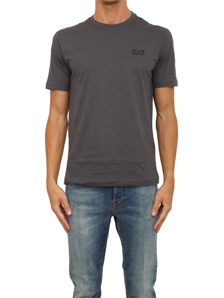 EA7 EMPORIO ARMANI T-shirt  grigio EA7 Core Identity in cotone Pima