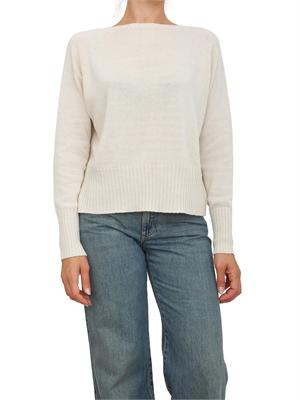 Maglia Marella in misto cashmere e viscosa beige in DONNA