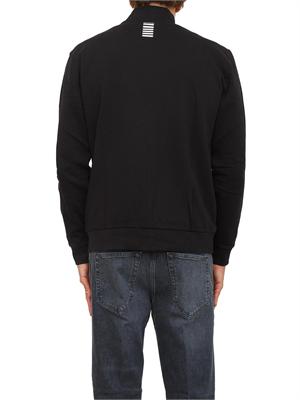 FELPA EA7 EMPORIO ARMANI NERO in UOMO