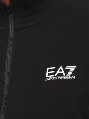 FELPA EA7 EMPORIO ARMANI NERO in UOMO
