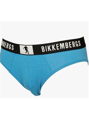 Pack 2 slip Bikkembergs in cotone ocean in UOMO
