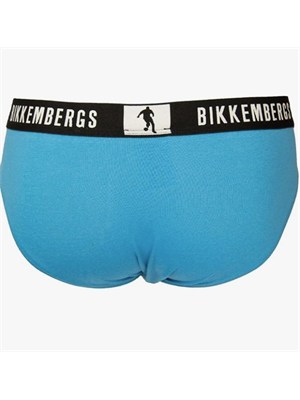 Pack 2 slip Bikkembergs in cotone ocean in UOMO