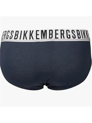 Pack 2 slip Bikkembergs in cotone blu in UOMO