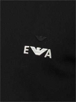 Maglia da uomo nero Emporio Armani in lana vergine in UOMO