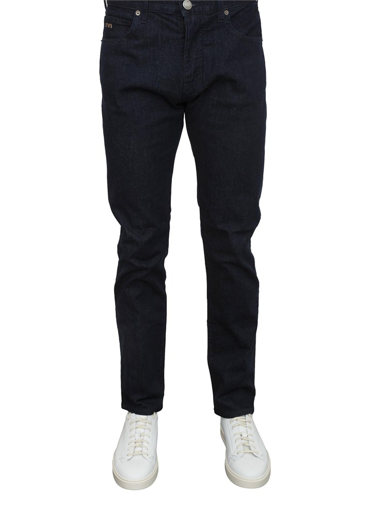 Jeans J45 Emporio Armani uomo regular fit in denim lavaggio classico
