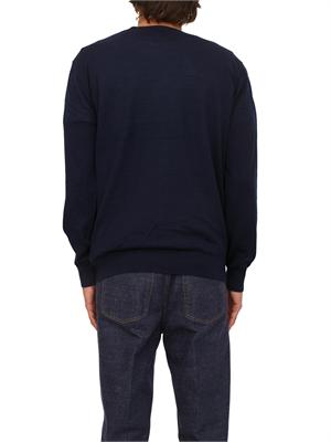 Cardigan uomo Richmond X in misto lana blu in UOMO