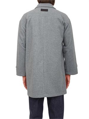 Cappotto uomo Richmond X in misto lana grigia in UOMO