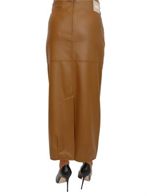 Gonna a tubino Max Mara MM effetto nappa cuoio in DONNA
