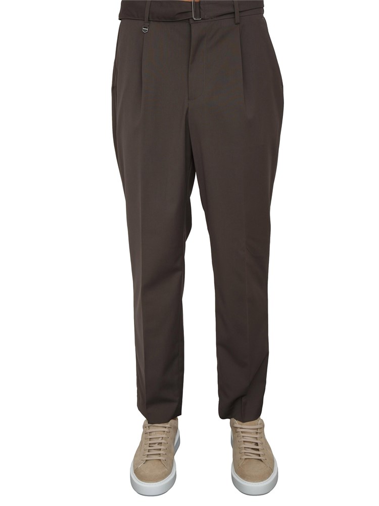 Pantaloni Antony Morato relaxed ft in misto viscosa verde militare