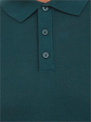 Maglia Antony Morato con colletto regular fit in misto lana super soft verde in UOMO