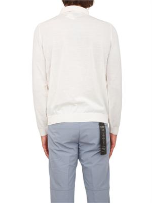 Polo maglia Boss uomo in lana vergine avorio in UOMO