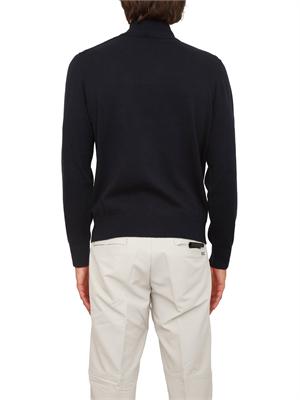 Maglione Boss uomo in misto cashmere blu in UOMO