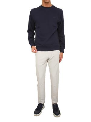 Pantaloni Boss uomo in tessuto tecnico beige in UOMO