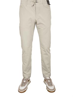 Pantaloni Boss uomo in misto cotone baige in UOMO
