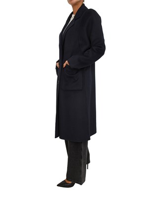 Cappotto donna Fracomina in lana blu in DONNA