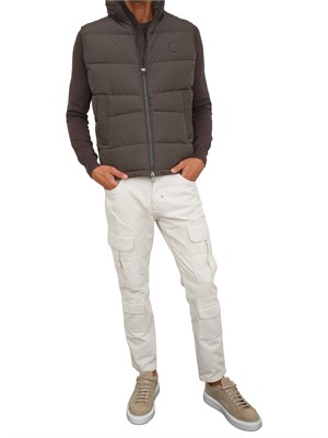 Gilet Antony Morato in tessuto tecnico verde con eco-imbottitura DuPont Sorona in UOMO