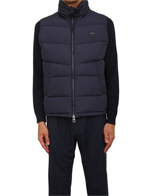 Gilet Antony Morato in tessuto tecnico blu con eco-imbottitura DuPont Sorona in UOMO