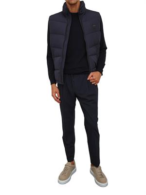 Gilet Antony Morato in tessuto tecnico blu con eco-imbottitura DuPont Sorona in UOMO