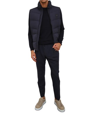 Gilet Antony Morato in tessuto tecnico blu con eco-imbottitura DuPont Sorona in UOMO