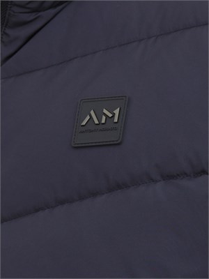 Gilet Antony Morato in tessuto tecnico blu con eco-imbottitura DuPont Sorona in UOMO