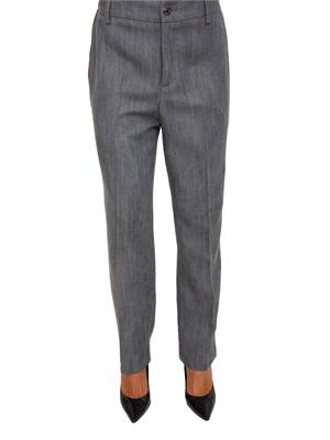 Pantaloni Liu Jo donna in denim di lyocell grigio in DONNA