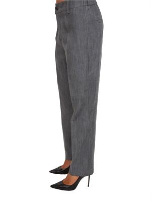 Pantaloni Liu Jo donna in denim di lyocell grigio in DONNA