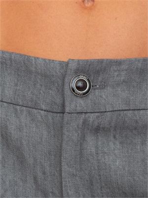 Pantaloni Liu Jo donna in denim di lyocell grigio in DONNA