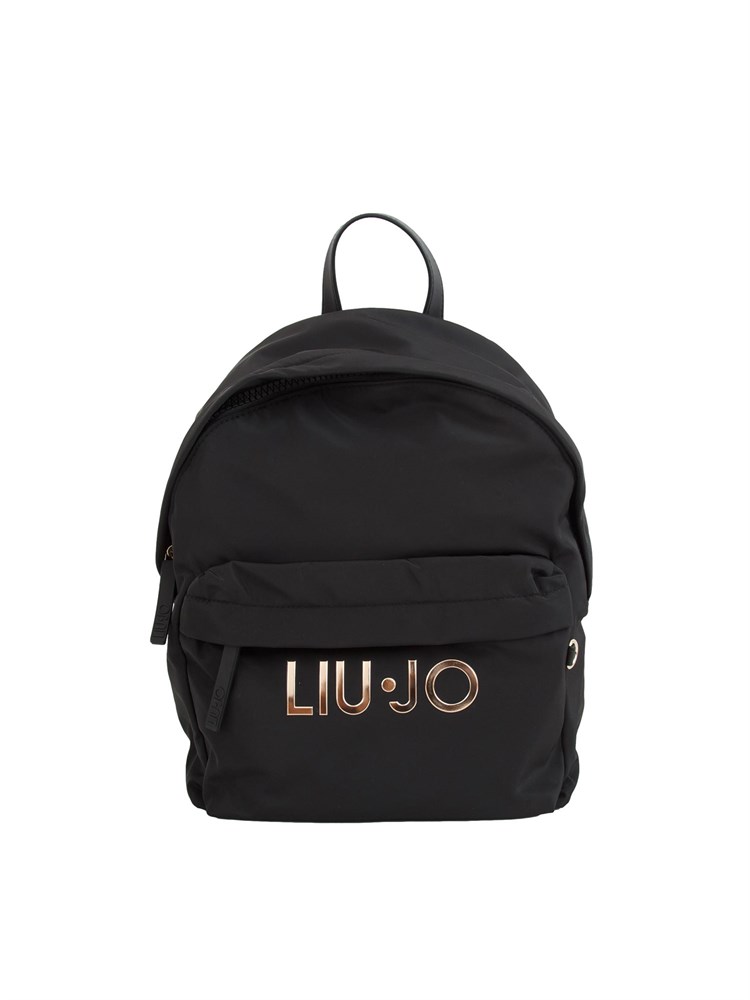 Zaino Liu Jo in nylon nero con logo