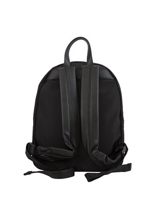 Zaino Liu Jo in nylon nero con logo in DONNA