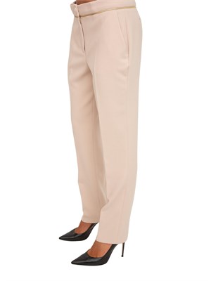 Pantaloni Blugirl in cady misto viscosa beige in DONNA