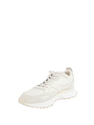 Sneakers Boss uomo in pelle bianca in UOMO