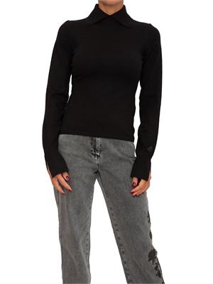 Maglia Blugirl in viscosa nera in DONNA
